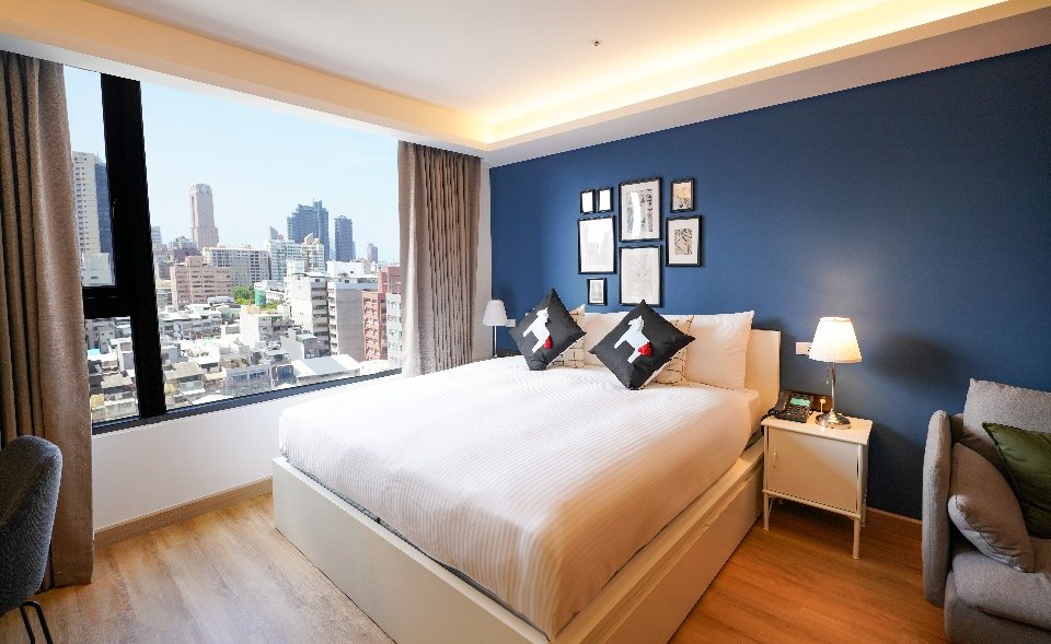 芸術的なヴィラ（大型ベッド1台、180cm×200cm）