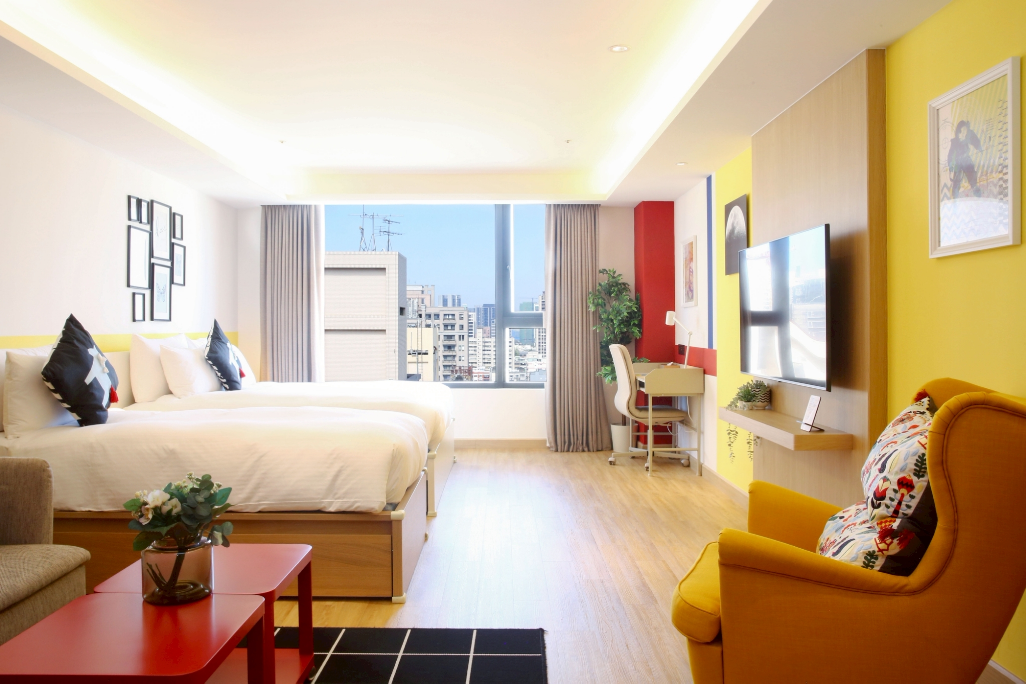 北歐小屋 (一大一小床)