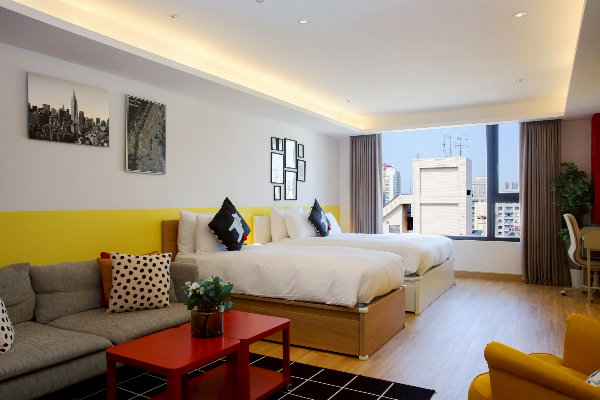 北歐小屋 (一大一小床)