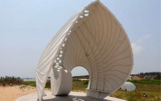 澎湖黃金沙灘貝殼教堂