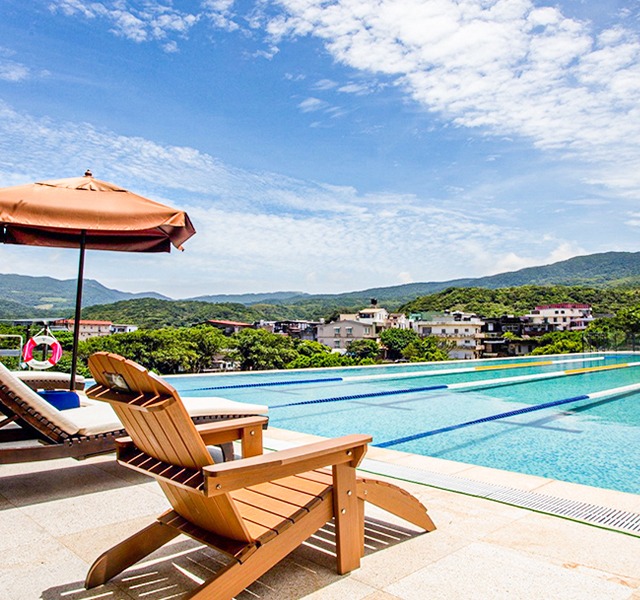 야외 노천 수영장