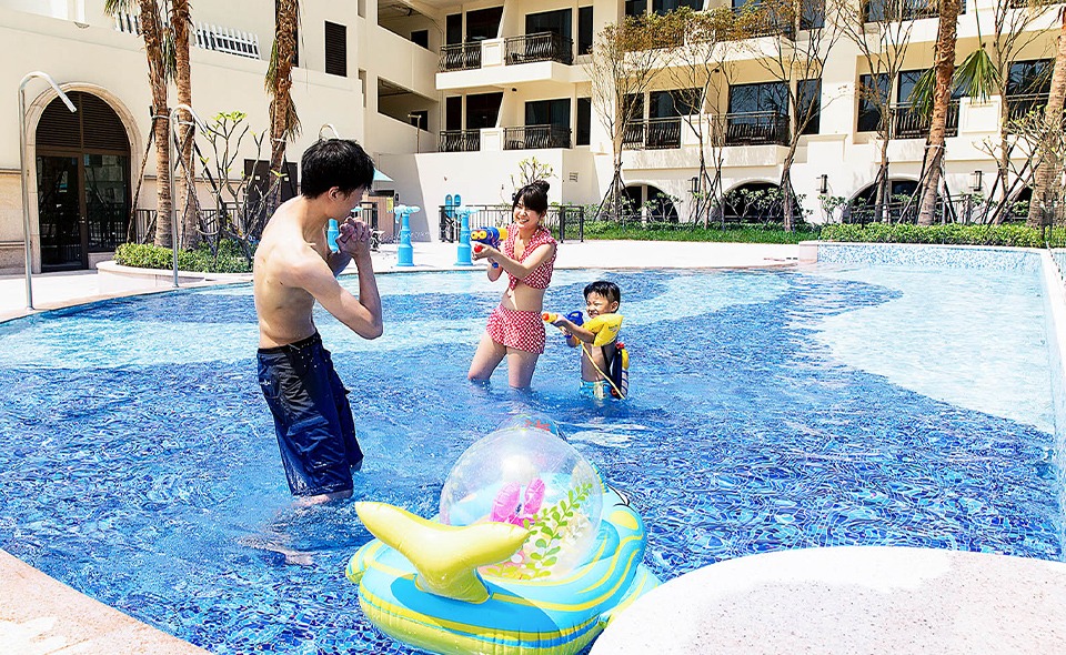 야외 노천 수영장