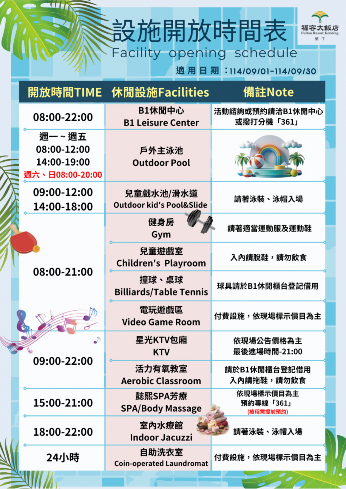0901-0930設施表