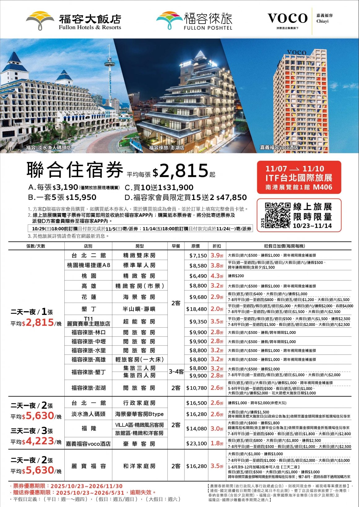 2025福容ITF旅展DM-住宿