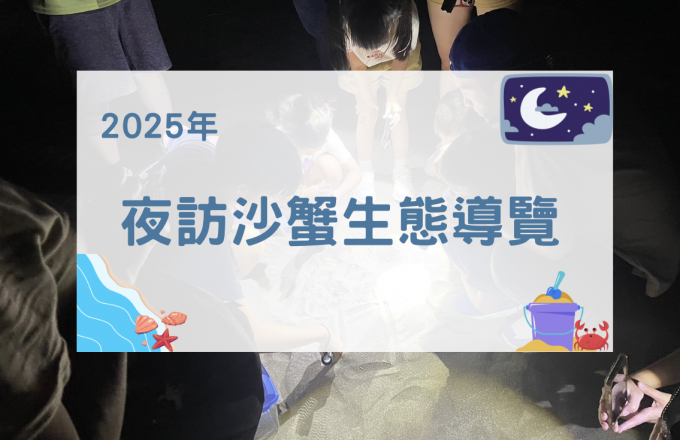 夜訪沙蟹生態導覽（預約制）