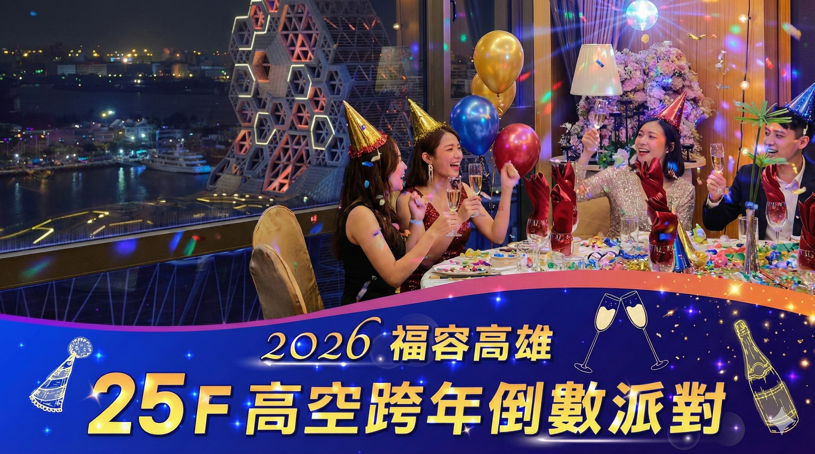 2026 福容高雄|高空跨年倒數派對