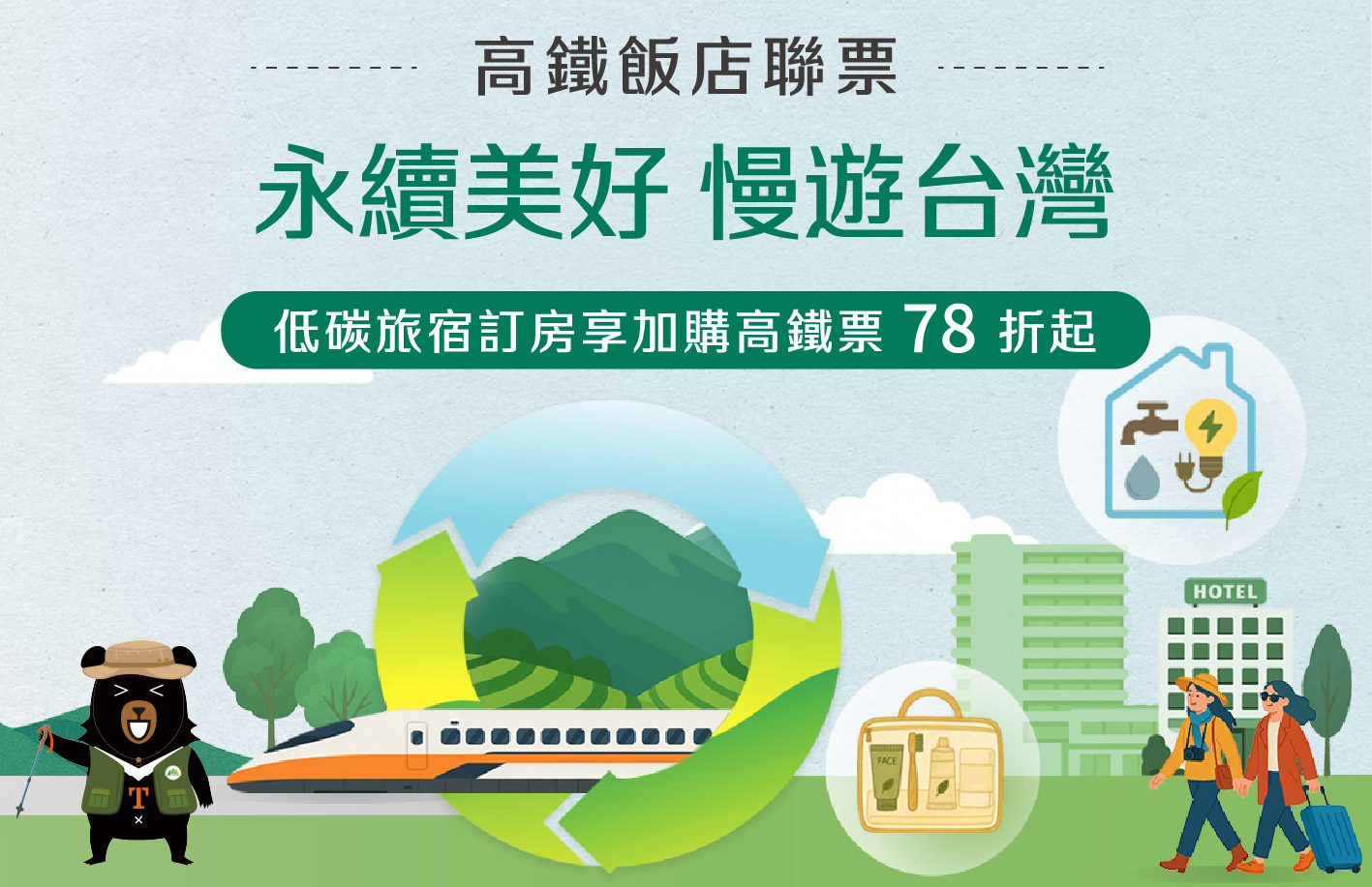 永續美好 慢遊台灣 – 台灣高鐵